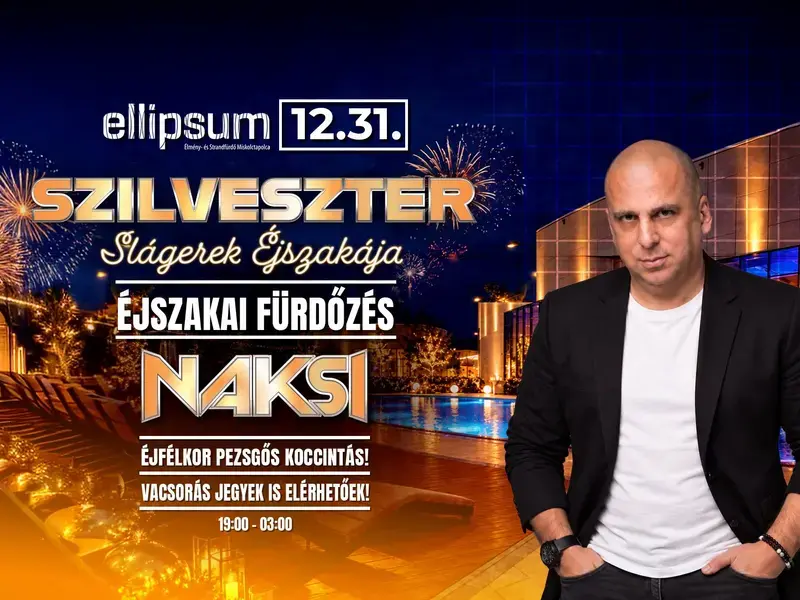 Szilveszteri Éjszakai Fürdőzés az Ellipsumban!