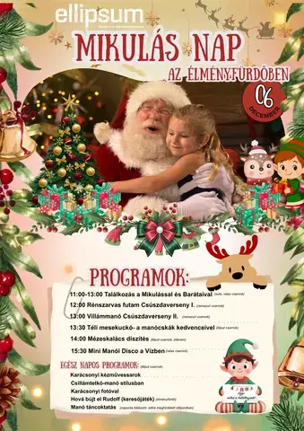Mikulás Nap az Élményfürdőben – december 6.